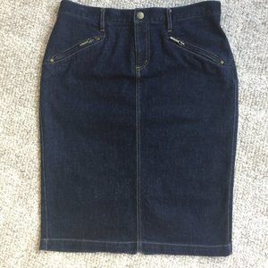 Lauren Ralph Lauren denim pencil skirt 6